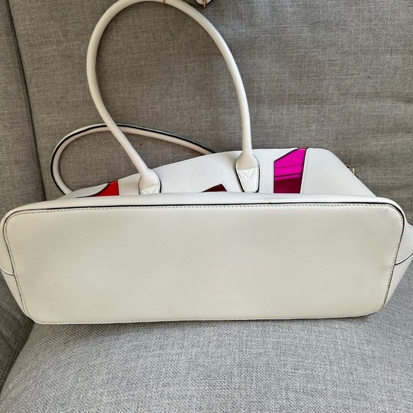 NEW Bianca Nygard Satchel tote bag / purse multicolor LOVE - Picture 8 of 9
